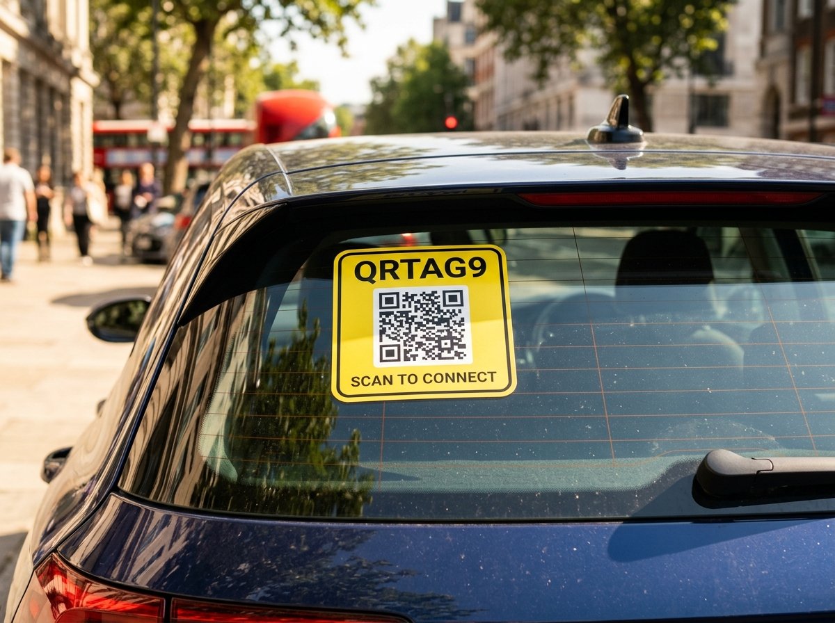 QRTAG9 Car Windshield Tag