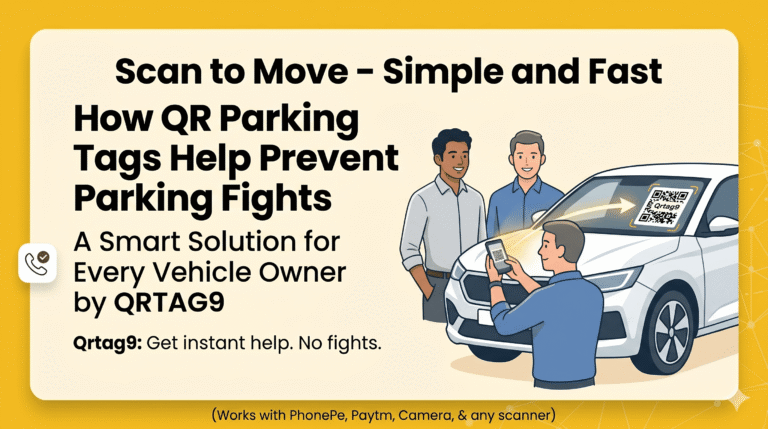How QR Parking Tags Help Prevent Parking Fights in India