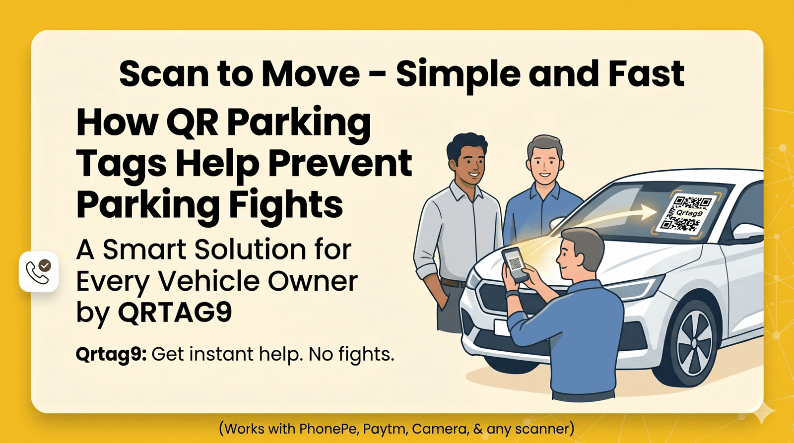 QR parking tags India