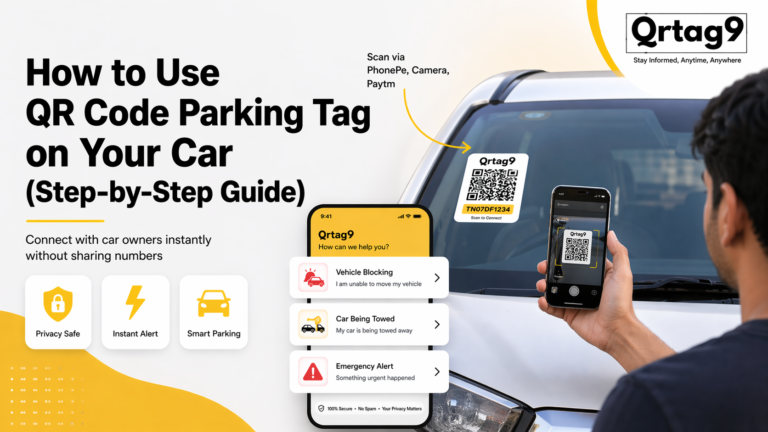 How to Use QR Code Parking Tag on Your Car (Step-by-Step Guide)