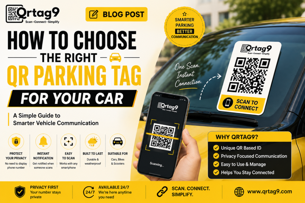 How to Choose the Right QR Parking Tag for Your Car